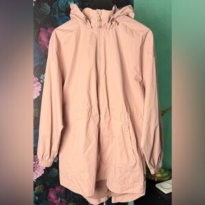 💕🤍MONDETTA OUTDOOR PROJECT Light Pink Hooded Rain/Weatherproof Jacket